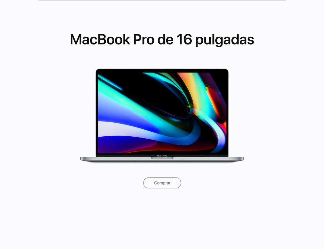 Comprar MacBook Pro de 16 pulgadas