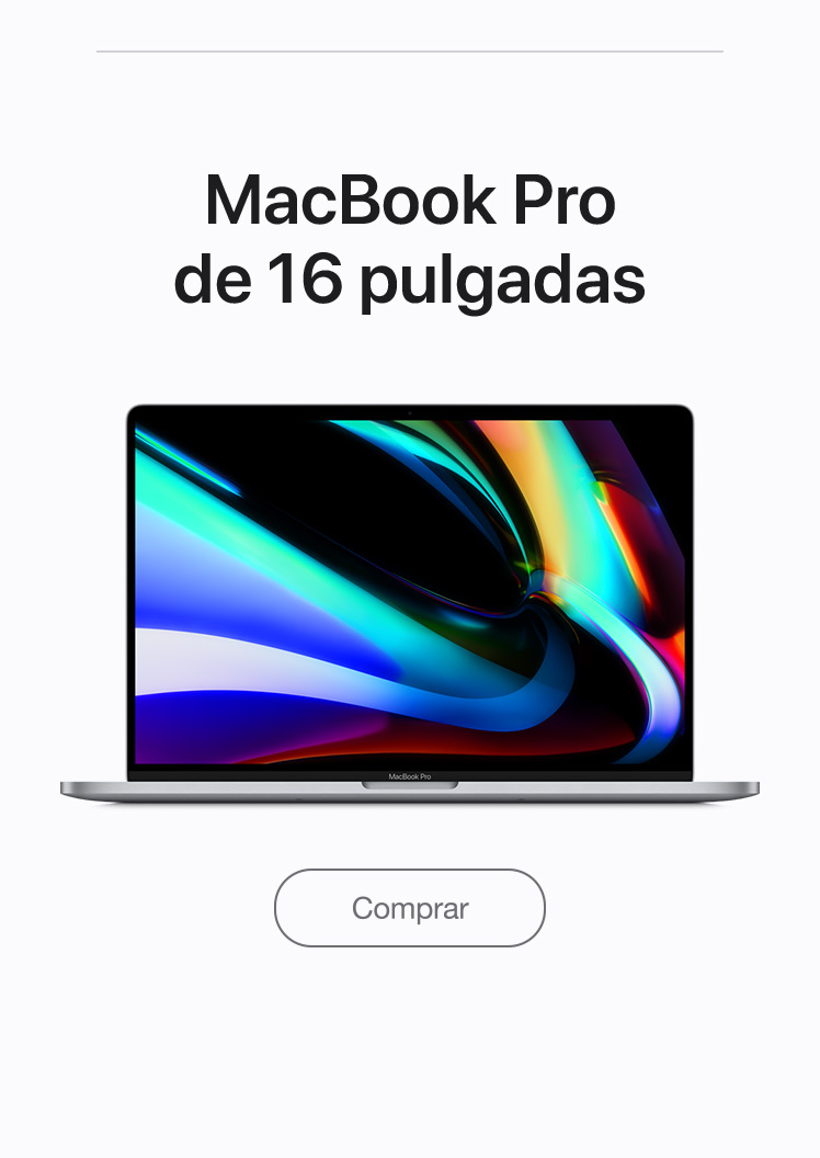 Comprar MacBook Pro de 16 pulgadas