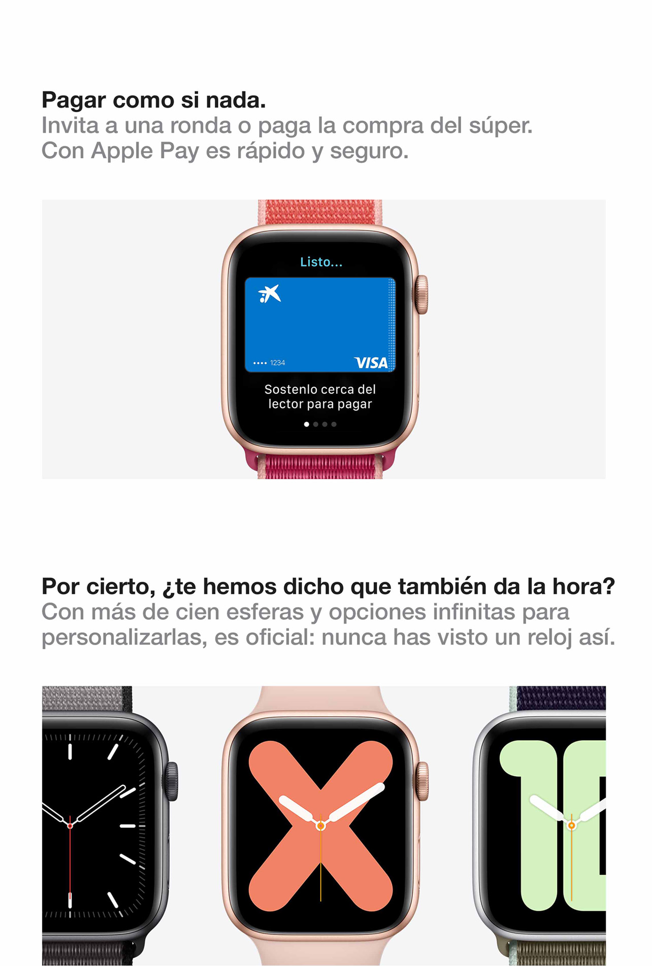 Disponibilidad Apple Watch Series 5
