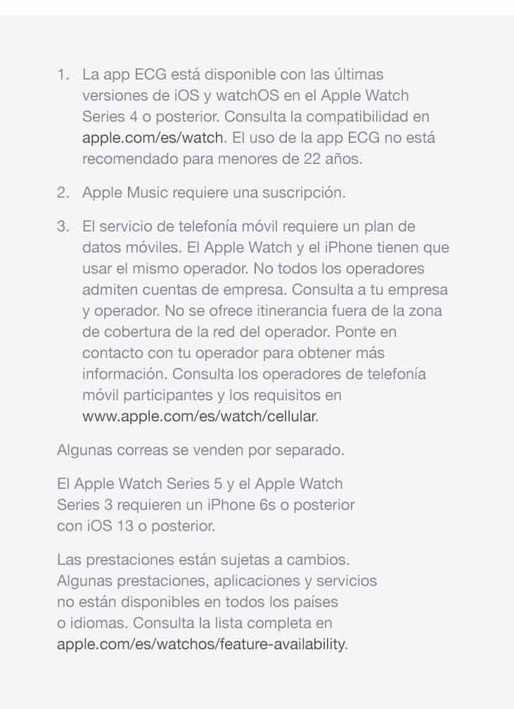 Precio Apple Watch Series 5